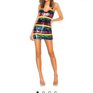 Súperdown multi colored dress
